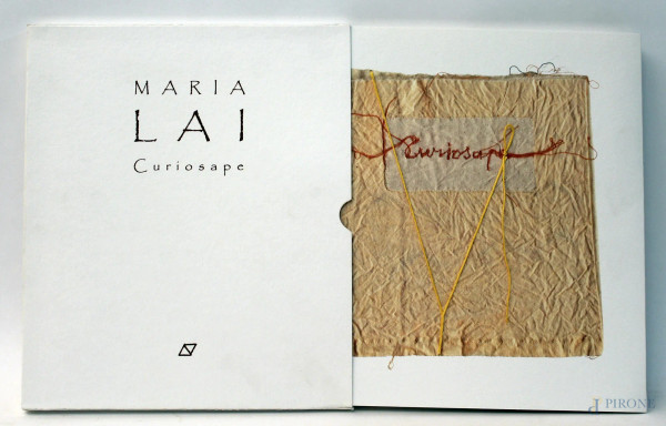 Maria Lai - Curiosape, libro multiplo, cm 24,5x28,5.