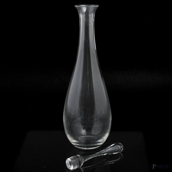 Servizio di bicchieri Rosenthal in vetro trasparente composto da 12 calici da vino rosso e 12 cal...