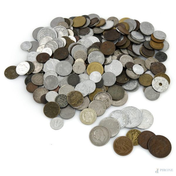 Lotto di monete di varia provenienza, XX secolo