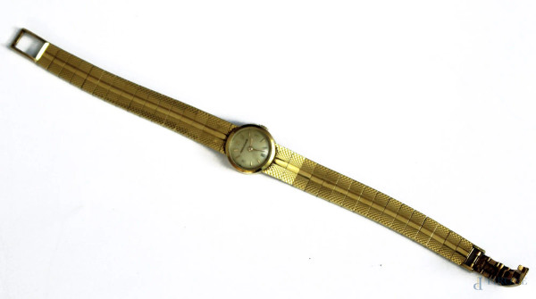 Orologio Jaeger Lecoultre, da donna, in oro 18 kt.