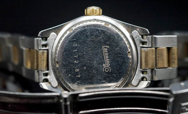 Eberhard, Orologio da polso da donna in acciaio, (difetti, meccanismo da revisionare)