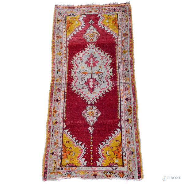 Tappeto, cm 89x188, (difetti)