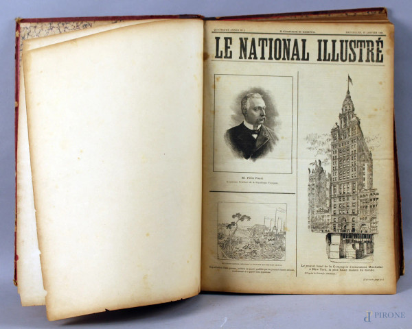 Le National Illustr&#233;, Bruxelles 1895.