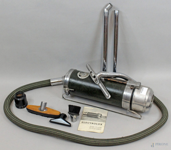 Aspirapolvere Electrolux anni '50, mod. ZC 25, completa di accessori, (difetti, funzionante)