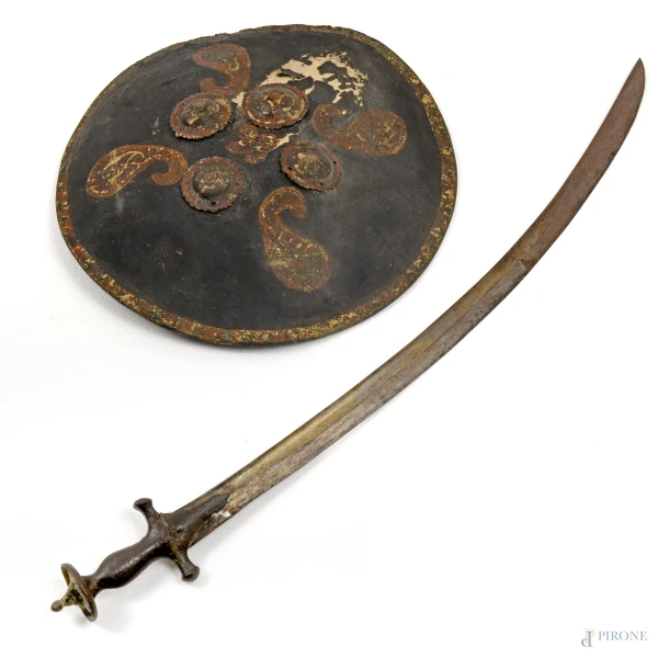 C. Luperini, Passeggiata galante, olio su tela, cm 50x70, firmato e datato, entro cornice