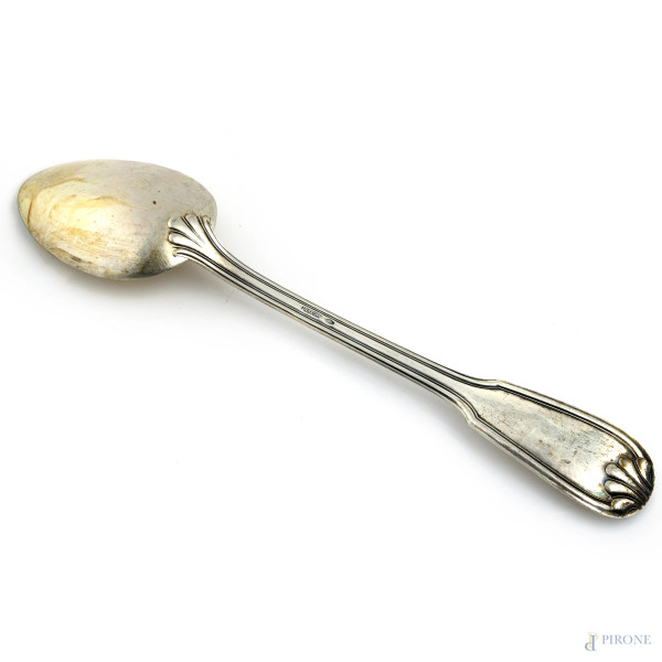 Servizio di posate in argento 800/000, peso complessivo al netto dei coltelli gr 1970,composto da...