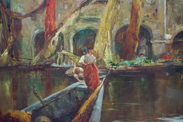 Venezia, olio su tela, cm 70x100, entro cornice