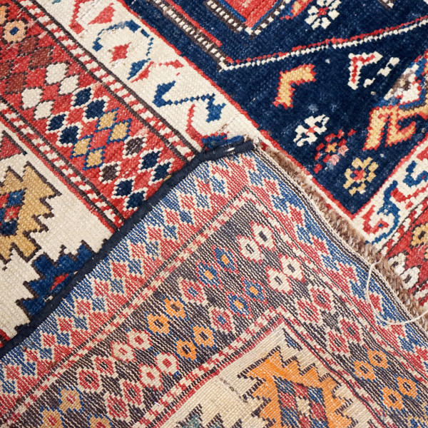 Tappeto persiano, cm 183x124, (difetti)