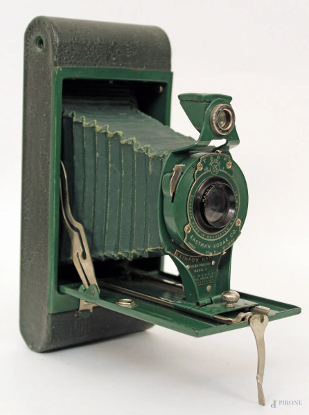 Macchina fotografica Kodak verde.