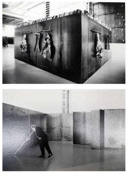 Jannis Kounellis (1936-2017) Lotto composto da 9 cartoline realizzate in occasione della mostra d...