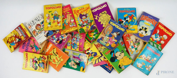 Topolino, lotto di fumetti diversi da collezione, (difetti).