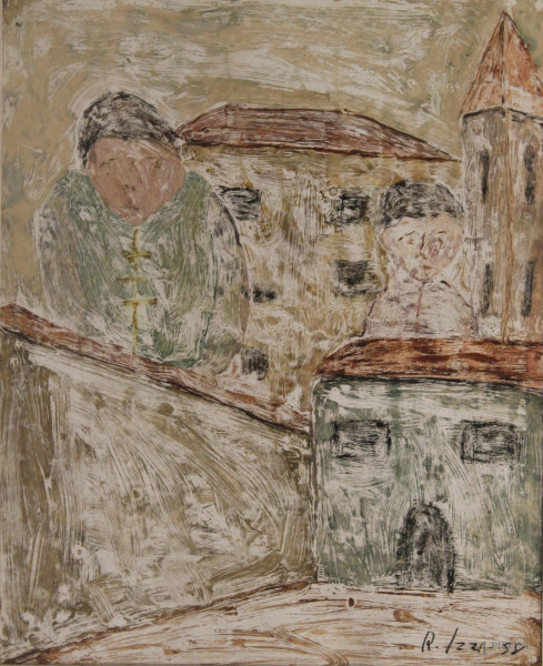 Figure con case