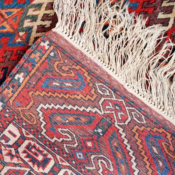 Tappeto Bukara, cm 347x197, (difetti, parti rotte)