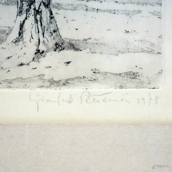 Lotto di due multipli su carta, autori diversi, misure max cm 48,5x69,5, entro cornici