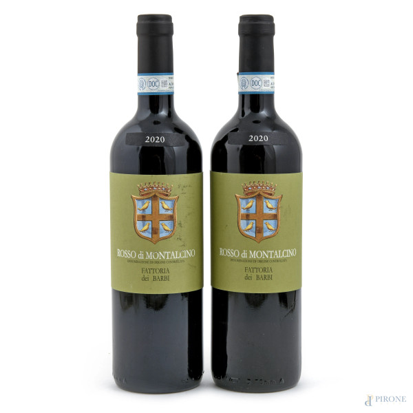 Rosso di Montalcino DOC, Fattoria dei Barbi,  2020