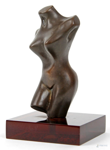 Luciano Benevello - Piccola Venere, multiplo in bronzo, altezza cm 10,5