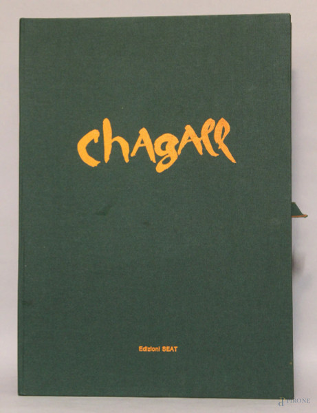 Chagall, edizione Seat, lotto composte da quarantaquattro stampe colorate.