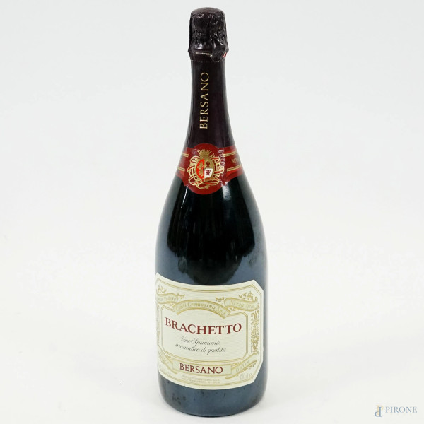 Brachetto, bottiglia di spumante magnum da 150 cl, Antico Podere Conti Cremosina.