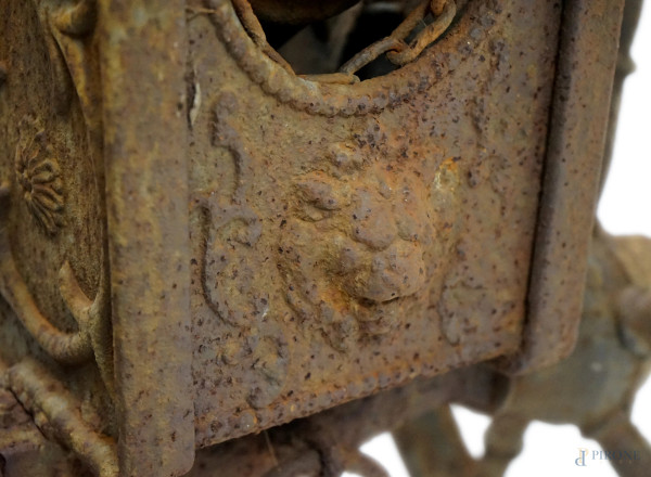 Due modelli di cannoni in ferro, XIX-XX secolo, misura max cm 123,5x42