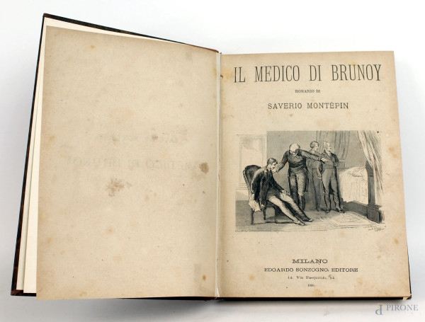 Saverio Montépin, Il medico di Brunoy, Edoardo Sonzogno Editore, Milano, 1880