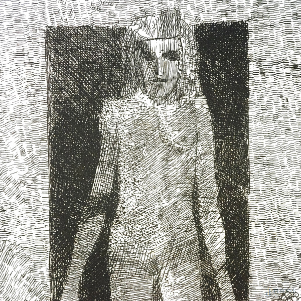 Lotto di tre multipli su carta, firmati e numerati, es. 32/90, cm 50x35, (macchie)