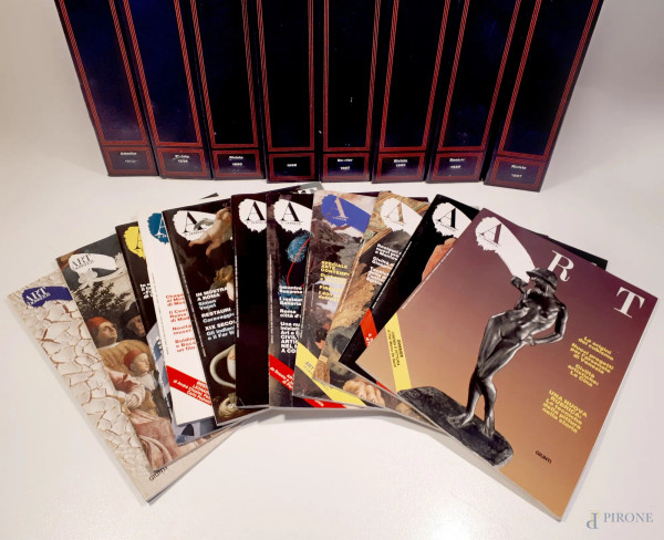 Art &amp; Dossier edizioni Giunti, lotto composto da 138 riviste di varie annate (1986, 87, 88, 89, 90)