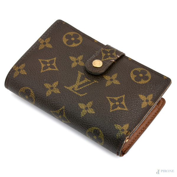 Portafoglio Louis Vuitton, cm 8,5x13, (segni di usura)