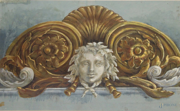 Bozzetto di affresco architettonico