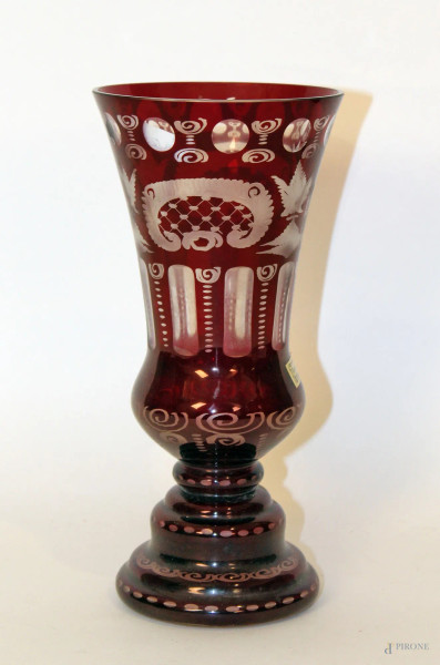 Vaso in cristallo