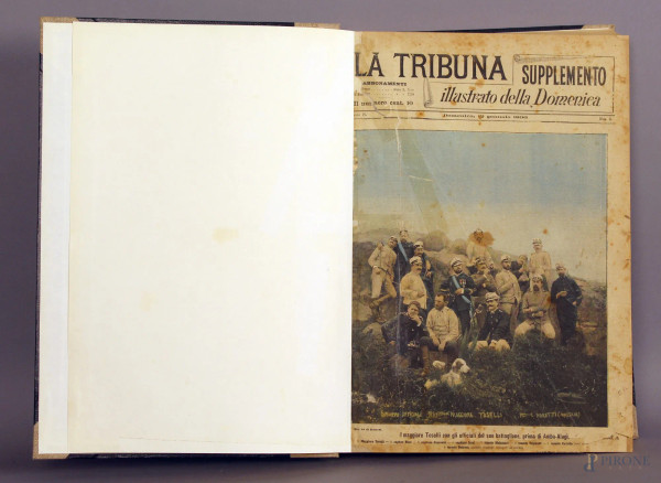 La Tribuna illustrata anni 1898 - 1899 contiene: anno 1898 dal n 1 al n 52; anno 1899 dal n. 1 al n. 52.