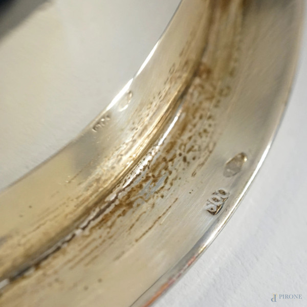 Lotto composto da 20 coppette in argento, peso gr. 2600, cm 6x11,5