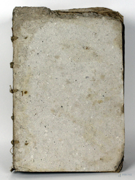 Volume del XVII secolo, Petri Ridolphini I.C. Nobilis Cortonensis Patritiique Romani De Ordine Procedendi In Romana Curia, (difetti e mancanze)