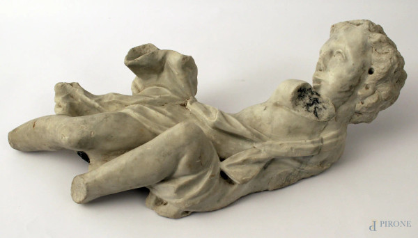 Putto, Antica scultura in marmo, h. 62 cm