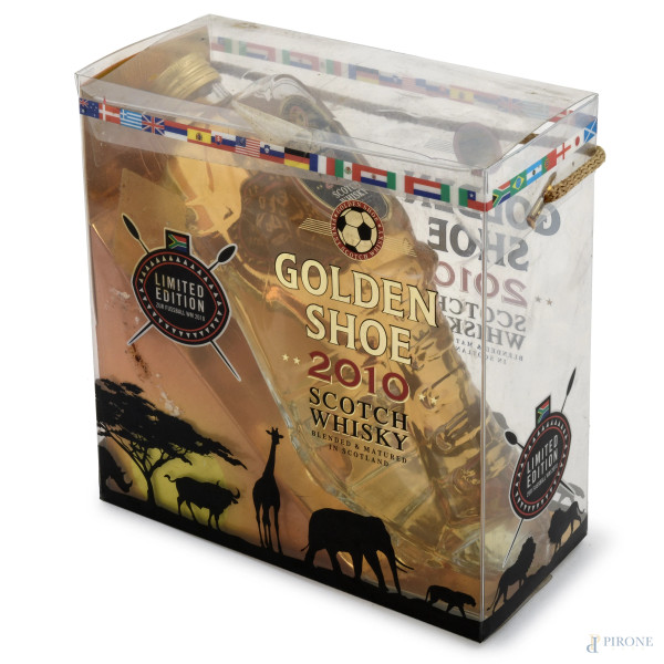 Golden Shoe 2010 Schotch Whisky Limited Edition zur Fussball WM 2010, (difetti)