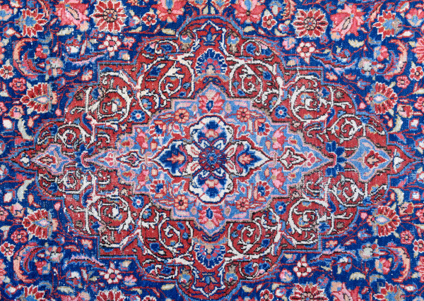 Tappeto, cm 218x132, (difetti)