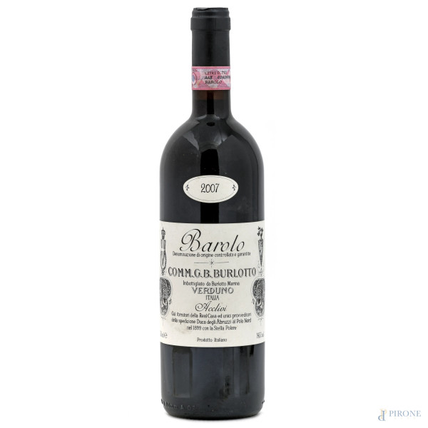 Barolo Acclivi , Comm. G.B. Burlotto, 2007