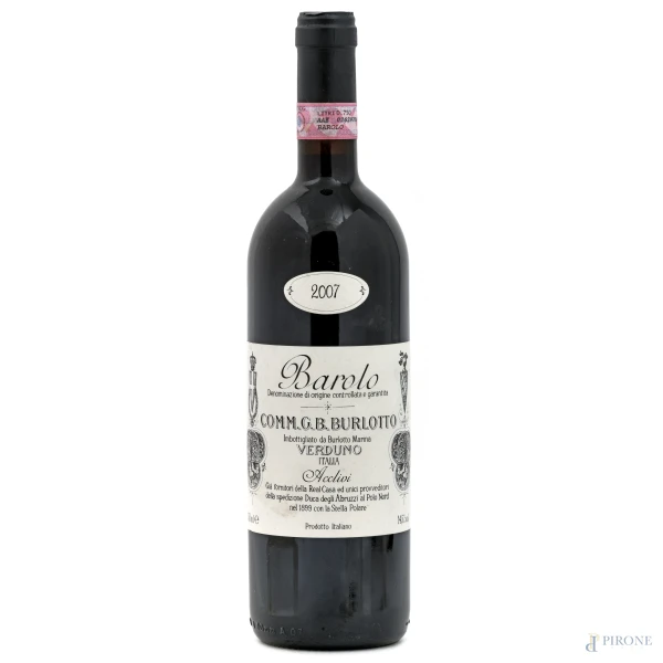 Barolo Acclivi , Comm. G.B. Burlotto, 2007