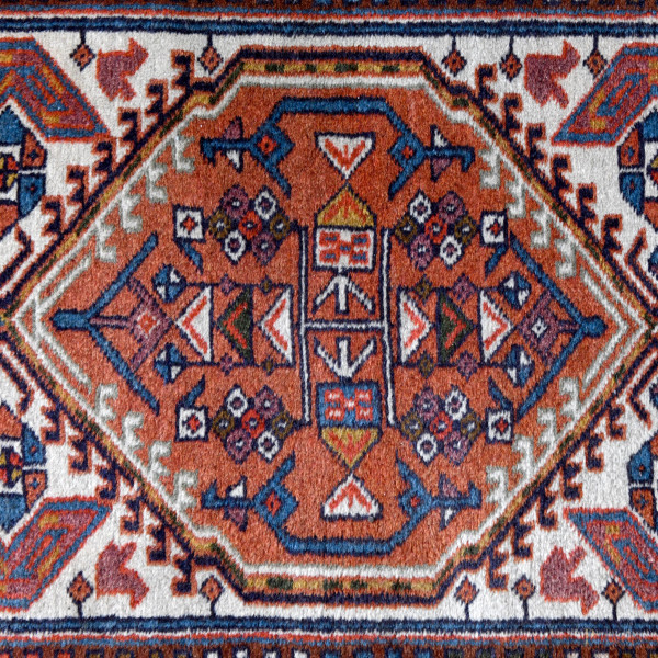 Tappeto, cm 298x70, (usura del tempo)