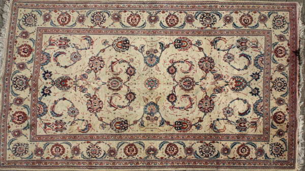 Tappeto persiano disegno preghiera 216x134 cm.