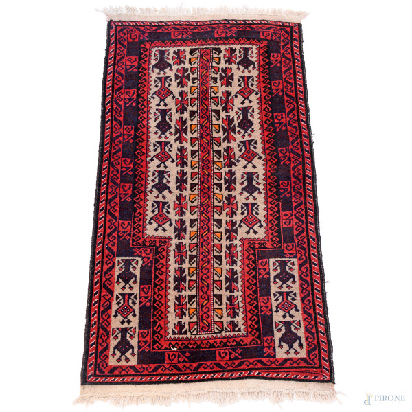 Tappeto, cm 167x81, (difetti)
