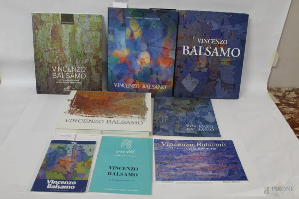 Lotto composto da otto cataloghi di Arte di Balsamo.