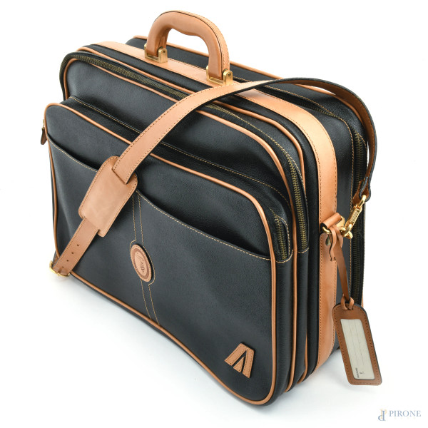 Borsa da viaggio Trussardi x Alitalia cm 35x46x16, (segni di usura)