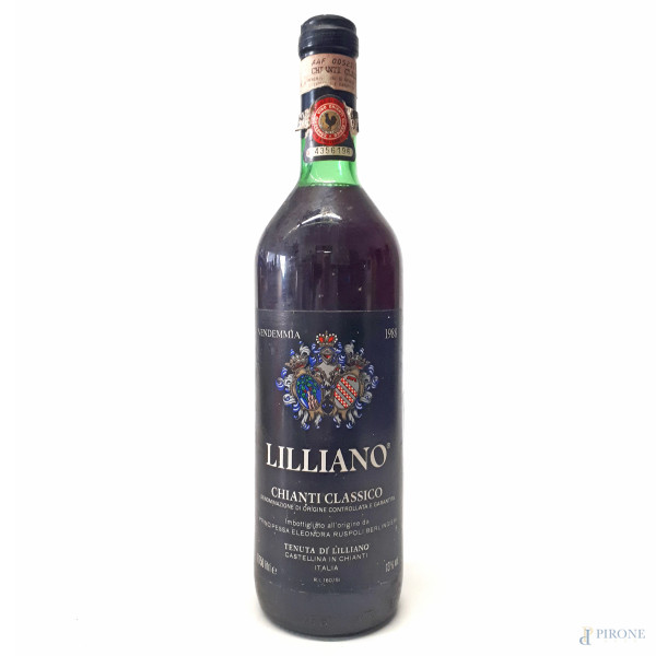 Chianti Classico, Casa Vinicola Tenuta di Lilliano,1988