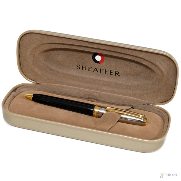 Penna a sfera Sheaffer, lunghezza, cm 13, entro custodia originale