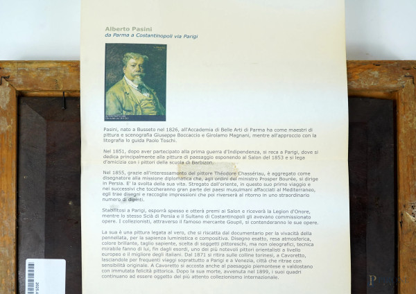 M. Arosa (d'apres) Nudo di donna, XX secolo, stampa ritoccata applicata su tavola, cm 30x20 entro...