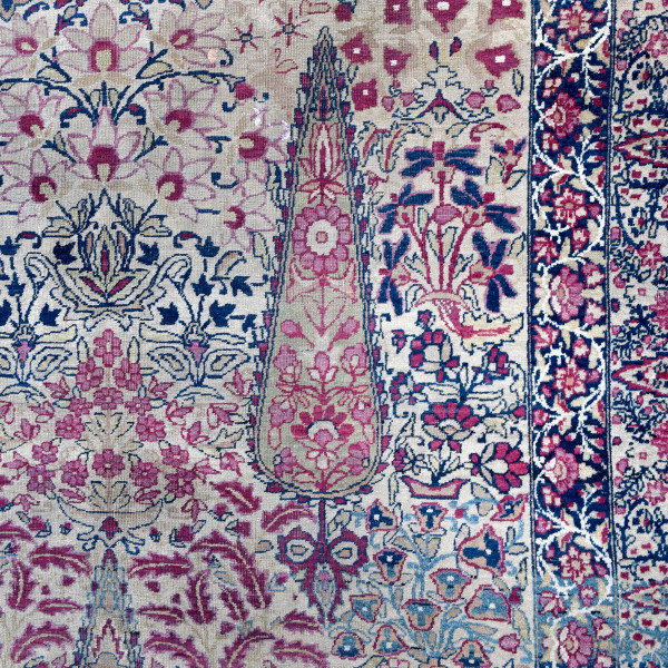 Tappeto, cm 161x123 (difetti)