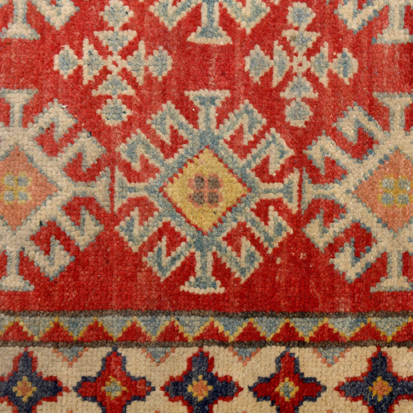 Tappeto caucasico, cm 100x70, (segni di usura)