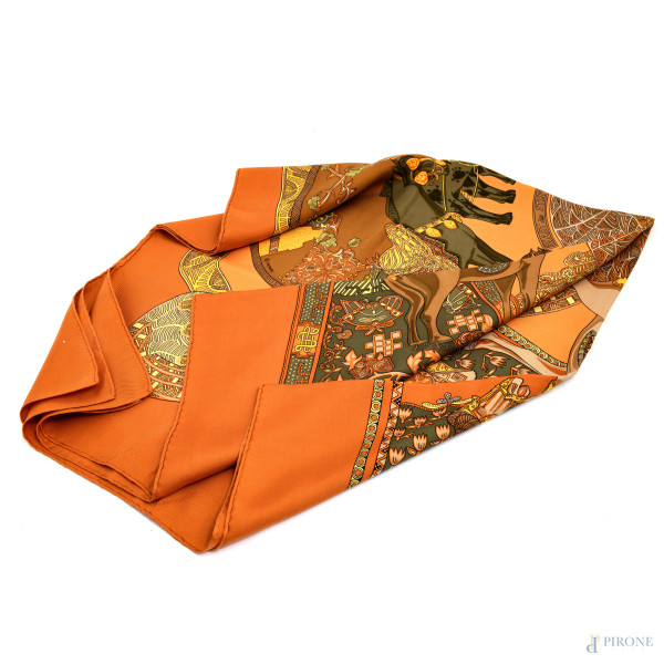 Foulard Hermes, cm 90x87