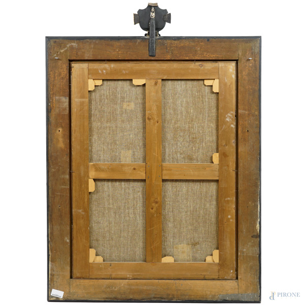 Giuseppe De Mita, Ritratto di Ufficiale, olio su tela, firmato , cm 103,5x77, firmato e datato "1...