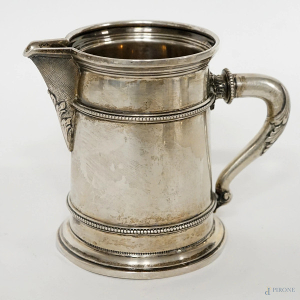 Servizio da thè/caffè in argento, Broggi, prima metà del XX secolo, composto da (pz.4): teiera, c...